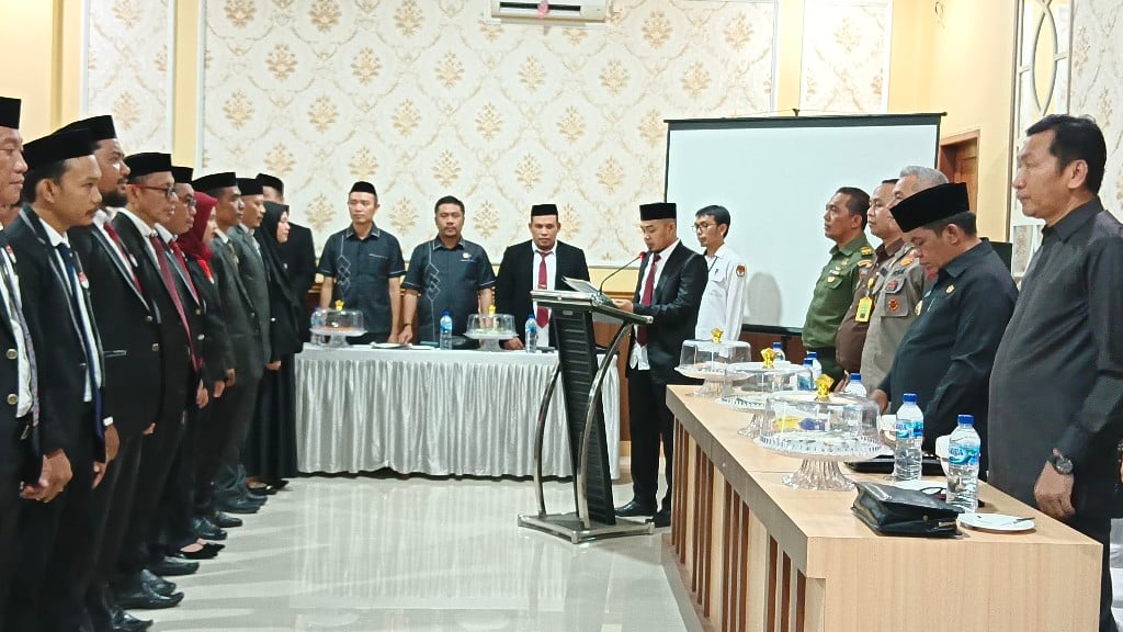 55 Anggota PPK Resmi Dilantik, Ketua KPU dan Pj Bupati Jeneponto Tegaskan ini