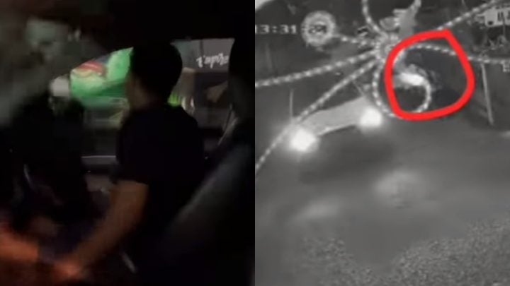 Rekaman CCTV, Oknum Polisi di Makassar Seret Istri Saat Dipergoki Selingkuh dalam&nbsp;Mobil