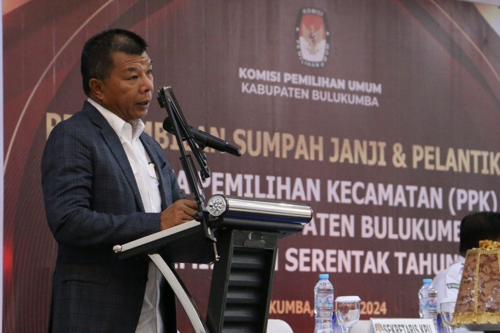 Simak Pesan Bupati Bulukumba Untuk PPK yang Bertugas di Pilkada 2024