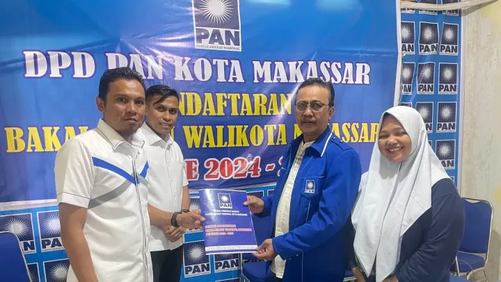 Andi Seto Kembalikan Formulir di PAN, Harap Bisa Bersama di Pilwalkot&nbsp;Makassar