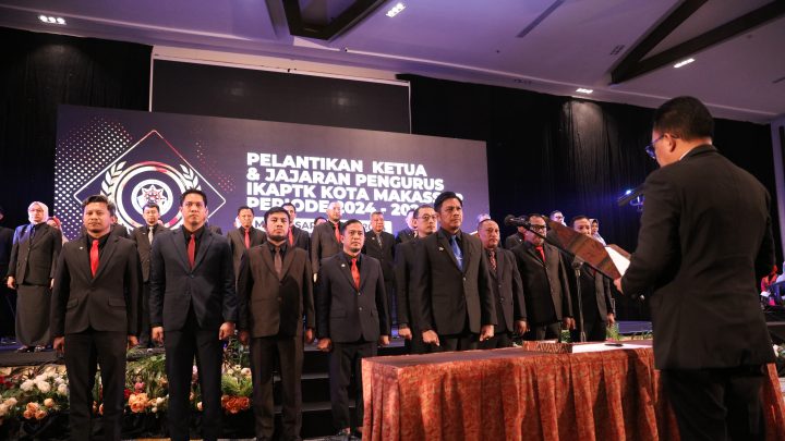 Selamat! Firman Pagarra Resmi Dikukuhkan Sebagai Ketua IKAPTK Kota Makassar Periode 2024-2029