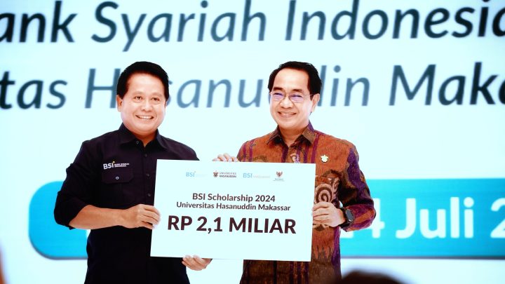 BSI Salurkan Beasiswa Rp5,5 Miliar untuk Mahasiswa Berprestasi di&nbsp;Sulsel