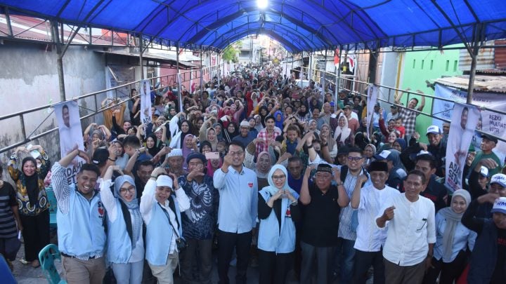 Galang Dukungan Warga Bunga Eja Beru, Seto-Rezki Paling Siap Menyambut Pilwalkot Makassar&nbsp;2024