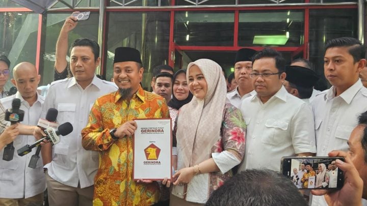 Koalisi Makin Kuat, Giliran Gerindra Serahkan B1 KWK kepada Andi Sudirman-Fatmawati