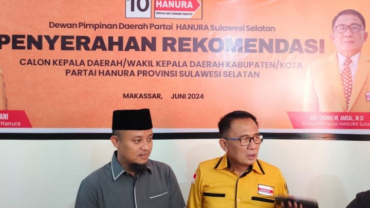Hanura Pastikan Rekomendasi B1-KWK untuk Sudirman-Fatma, Diserahkan Usai Munas di&nbsp;Bali