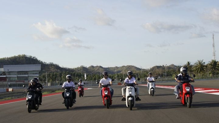 Honda EM1 e: Jadi Motor Listrik Pertama yang Dukung Ajang Balap Dunia MotoGP&nbsp;Mandalika